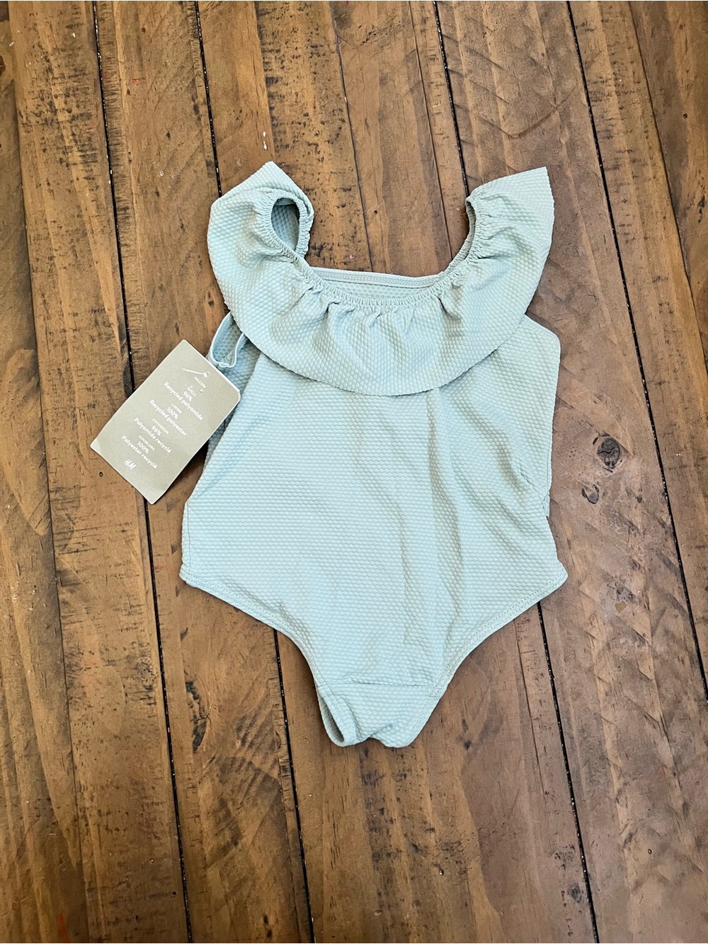 H&M Ruffle One-Piece Swim Suit - Picture 2 of 3